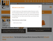 Tablet Screenshot of lewiswinch.com